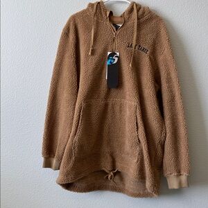 Tan Fleece Hoodie